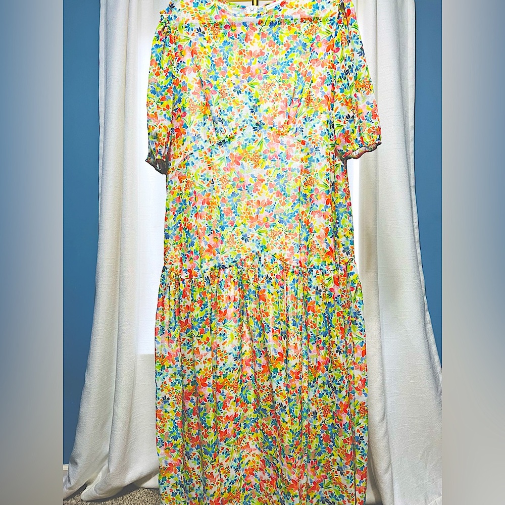 Never Fully Dressed, Size 18US, Multicolored dress